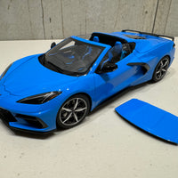 CHEVROLET CORVETTE C8 STINGRAY Z51 (RAPID BLUE) - 1:18 SCALE MODEL - AUTOart
