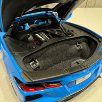 CHEVROLET CORVETTE C8 STINGRAY Z51 (RAPID BLUE) - 1:18 SCALE MODEL - AUTOart