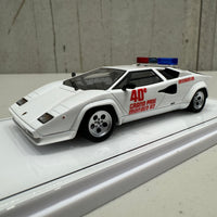 Lamborghini Countach 1982 Monaco GP Safety Car White - 1:43 Scale Model - TSM