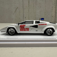 Lamborghini Countach 1982 Monaco GP Safety Car White - 1:43 Scale Model - TSM
