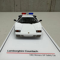 Lamborghini Countach 1982 Monaco GP Safety Car White - 1:43 Scale Model - TSM