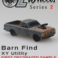 OZ WHEELS - XY UTE FALCON GT - SLAMMED EDITION - 1:64 SCALE DIECAST MODEL - BARN FINDS - DDA
