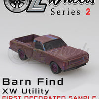 OZ WHEELS- FORD XW FALCON UTE - STANDARD EDITION - 1:64 SCALE DIECAST MODEL - BARN FINDS - DDA