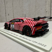 LAMBORGHINI HURACAN GT3 EVO - WALL RACING - 5TH BATHURST 12H 2022 - 1:43 SCALE MODEL - SPARK