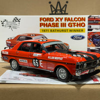 1971 BATHURST WINNER ALLAN MOFFAT - #65E FORD XY FALCON GTHO - 1:18 SCALE DIECAST MODEL