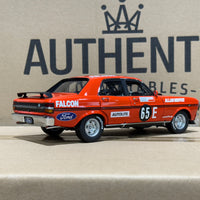 1971 BATHURST WINNER ALLAN MOFFAT - #65E FORD XY FALCON GTHO - 1:18 SCALE DIECAST MODEL