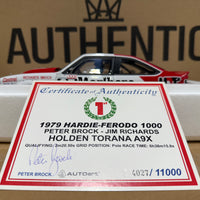 1979 Bathurst Winner Peter Brock - Holden LX A9X Torana - 1:18 Scale Diecast Model - AUTOart