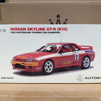 Mark Skaife Nissan Skyline GT-R 1992 Australian Touring Car Champion - 1:18 Scale Diecast Model - AUTOart