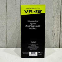 FIGURINE - VALENTINO ROSSI - 2021 FINAL RACE MOTOGP - 1:12 SCALE -MINICHAMPS