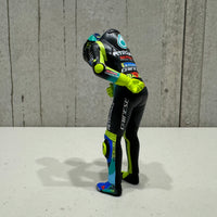 FIGURINE - VALENTINO ROSSI - 2021 FINAL RACE MOTOGP - 1:12 SCALE -MINICHAMPS