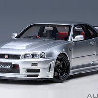 NISMO R34 GT-R Z-TUNE (Z-TUNE SILVER) NISSAN SKYLINE - 1:18 SCALE MODEL - AUTOART
