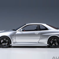 NISMO R34 GT-R Z-TUNE (Z-TUNE SILVER) NISSAN SKYLINE - 1:18 SCALE MODEL - AUTOART