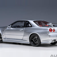 NISMO R34 GT-R Z-TUNE (Z-TUNE SILVER) NISSAN SKYLINE - 1:18 SCALE MODEL - AUTOART