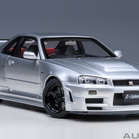 NISMO R34 GT-R Z-TUNE (Z-TUNE SILVER) NISSAN SKYLINE - 1:18 SCALE MODEL - AUTOART