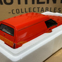 HOLDEN HX SANDMAN PANEL VAN - 1976 MANDARIN RED - 1:18 SCALE DIECAST MODEL - AUTOart