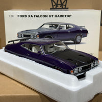 FORD XA FALCON GT HARDTOP - WILD VIOLET/WHITE INTERIOR - 1:18 SCALE DIECAST MODEL -AUTOart