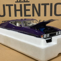 FORD XA FALCON GT HARDTOP - WILD VIOLET/WHITE INTERIOR - 1:18 SCALE DIECAST MODEL -AUTOart