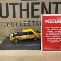 1975 BATHURST WINNER - PETER BROCK - HOLDEN LH TORANA L34 - 1:43 SCALE DIECAST MODEL -AUTOart