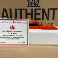 HOLDEN HT MONARO GTS 350 - SEBRING ORANGE - 1:18 SCALE DIECAST MODEL -AUTOart