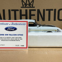 FORD XW FALCON GT-HO - DIAMOND WHITE - 1:18 SCALE DIECAST MODEL - AUTOart