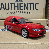 VY SS Ute With Canopy Red Hot - 1:18 Scale Diecast Model