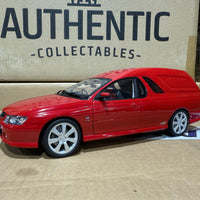 VY SS Ute With Canopy Red Hot - 1:18 Scale Diecast Model