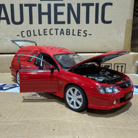 VY SS Ute With Canopy Red Hot - 1:18 Scale Diecast Model
