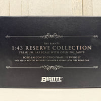 FORD FALCON XY GTHO TWIN SET: 1971 BATHURST WINNER - VERMILLION FIRE ROAD CAR - 1:43 SCALE DIECAST TWIN SET