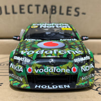 CRAIG LOWNDES' YEAR 2011 SUCROGEN TOWNSVILLE 400 TEAMVODAFONE VE SERIES II COMMODORE - 1:18 SCALE DIECAST MODEL