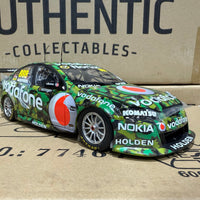 CRAIG LOWNDES' YEAR 2011 SUCROGEN TOWNSVILLE 400 TEAMVODAFONE VE SERIES II COMMODORE - 1:18 SCALE DIECAST MODEL