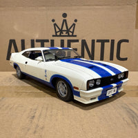 Ford XC Falcon Cobra Option 96 - White w/Blue Stripes - 1:18 Scale Diecast Model
