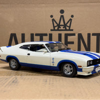Ford XC Falcon Cobra Option 96 - White w/Blue Stripes - 1:18 Scale Diecast Model