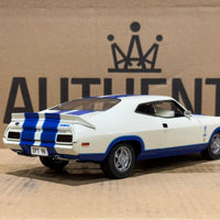 Ford XC Falcon Cobra Option 96 - White w/Blue Stripes - 1:18 Scale Diecast Model