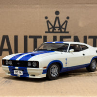Ford XC Falcon Cobra Option 96 - White w/Blue Stripes - 1:18 Scale Diecast Model