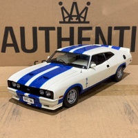 Ford XC Falcon Cobra Option 96 - White w/Blue Stripes - 1:18 Scale Diecast Model