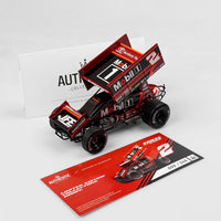 Dayne Kingshott - Krikke Motorsport #2 Sprintcar - 2024/2025 USA Vs WA Speedweek Series Winner - 1:18 Scale Diecast Model - Authentic Collectables
