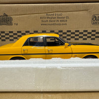 FORD XW FALCON GTHO PHASE 2 - YELLOW W/BLACK STRIPES - 1:18 SCALE DIECAST MODEL - BIANTE/AUTOART