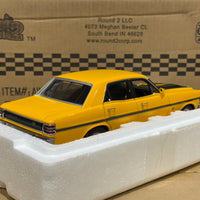 FORD XW FALCON GTHO PHASE 2 - YELLOW W/BLACK STRIPES - 1:18 SCALE DIECAST MODEL - BIANTE/AUTOART