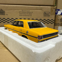 FORD XW FALCON GTHO PHASE 2 - YELLOW W/BLACK STRIPES - 1:18 SCALE DIECAST MODEL - BIANTE/AUTOART