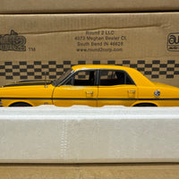 FORD XW FALCON GTHO PHASE 2 - YELLOW W/BLACK STRIPES - 1:18 SCALE DIECAST MODEL - BIANTE/AUTOART