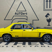 HOLDEN HX MONARO GTS SEDAN ABSINTH YELLOW - 1:18 SCALE DIECAST MODEL