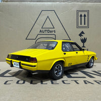 HOLDEN HX MONARO GTS SEDAN ABSINTH YELLOW - 1:18 SCALE DIECAST MODEL