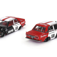 DATSUN STREET 510 RACING V1 - 1:64 SCALE DIECAST - MINI GT