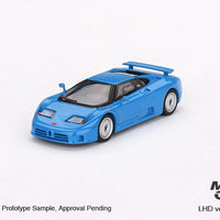 Bugatti EB110 GT Blue Bugatti - 1:64 Scale Diecast - Mini GT