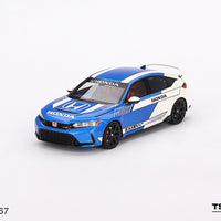 Honda Civic Type R #3 2023 Pace Car Blue- 1:43 Scale Model - TSM