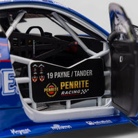 Matthew Payne / Garth Tander - Penrite Racing #19 Ford Mustang GT - 2024 Penrite Oil Sandown 500 Retro Livery - 1:18 Scale Diecast Model - Authentic Collectables