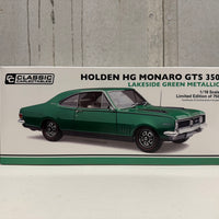 Holden HG Monaro GTS 350 Lakeside Green Metallic - 1:18 Scale Diecast model