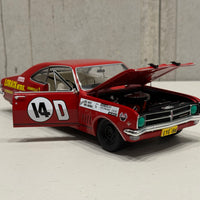 1968 BATHURST - #14D HOLDEN HK MONARO GTS 327 - 1968 BATHURST CONTROVERSY - 1:18 SCALE DIECAST MODEL