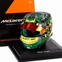 McLaren F1 Team - Oscar Piastri Australian GP 2025 - 1:5 Scale Mini Helmet - Spark