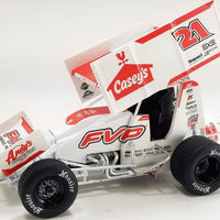 2024 #21 CASEY’S GENERAL STORE SPRINT CAR - BRIAN BROWN RACING - 1:18 SCALE DIECAST MODEL - ACME